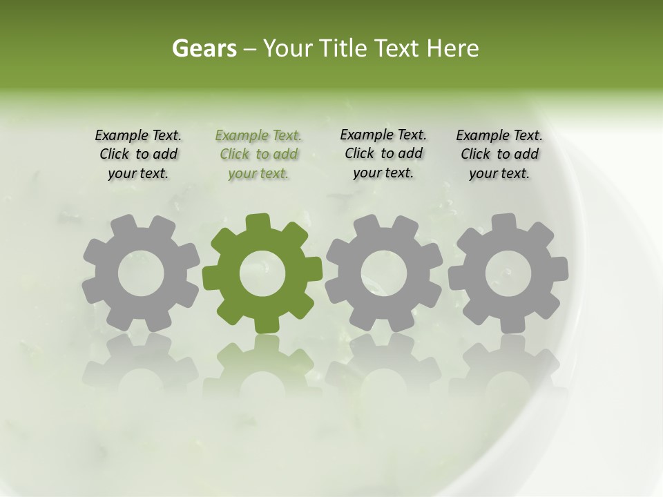 Green Kale Caldo PowerPoint Template