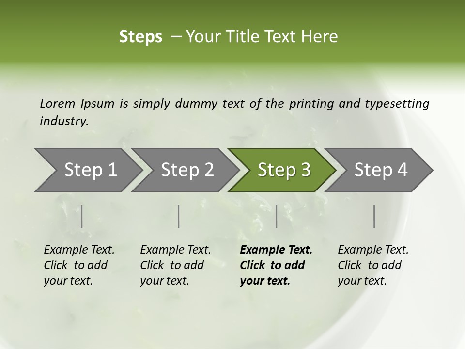 Green Kale Caldo PowerPoint Template