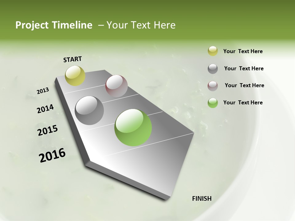 Green Kale Caldo PowerPoint Template