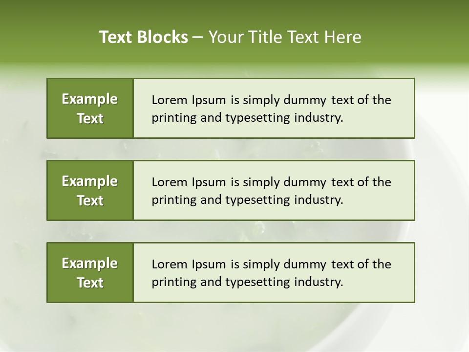 Green Kale Caldo PowerPoint Template