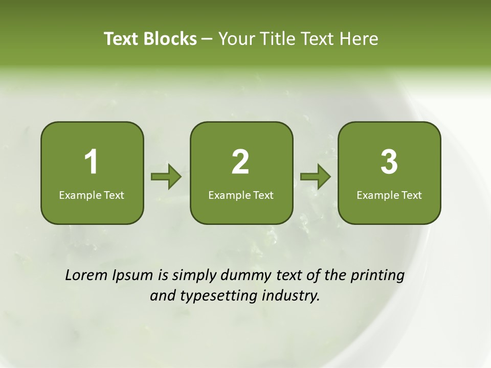 Green Kale Caldo PowerPoint Template