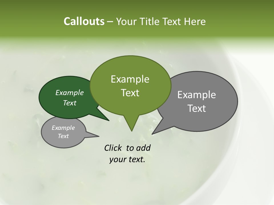 Green Kale Caldo PowerPoint Template