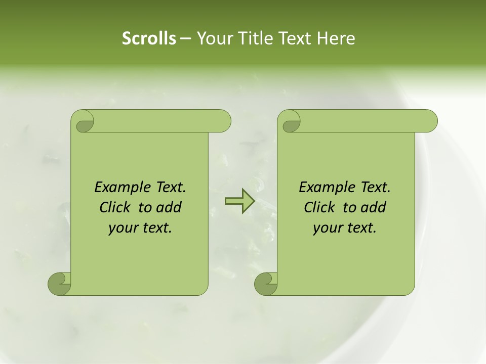 Green Kale Caldo PowerPoint Template