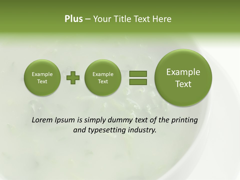 Green Kale Caldo PowerPoint Template