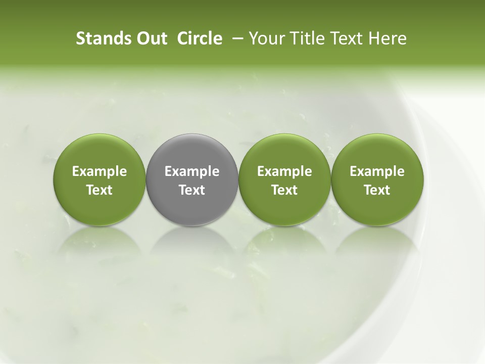 Green Kale Caldo PowerPoint Template