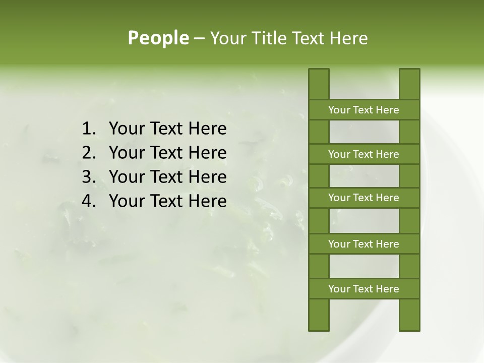 Green Kale Caldo PowerPoint Template