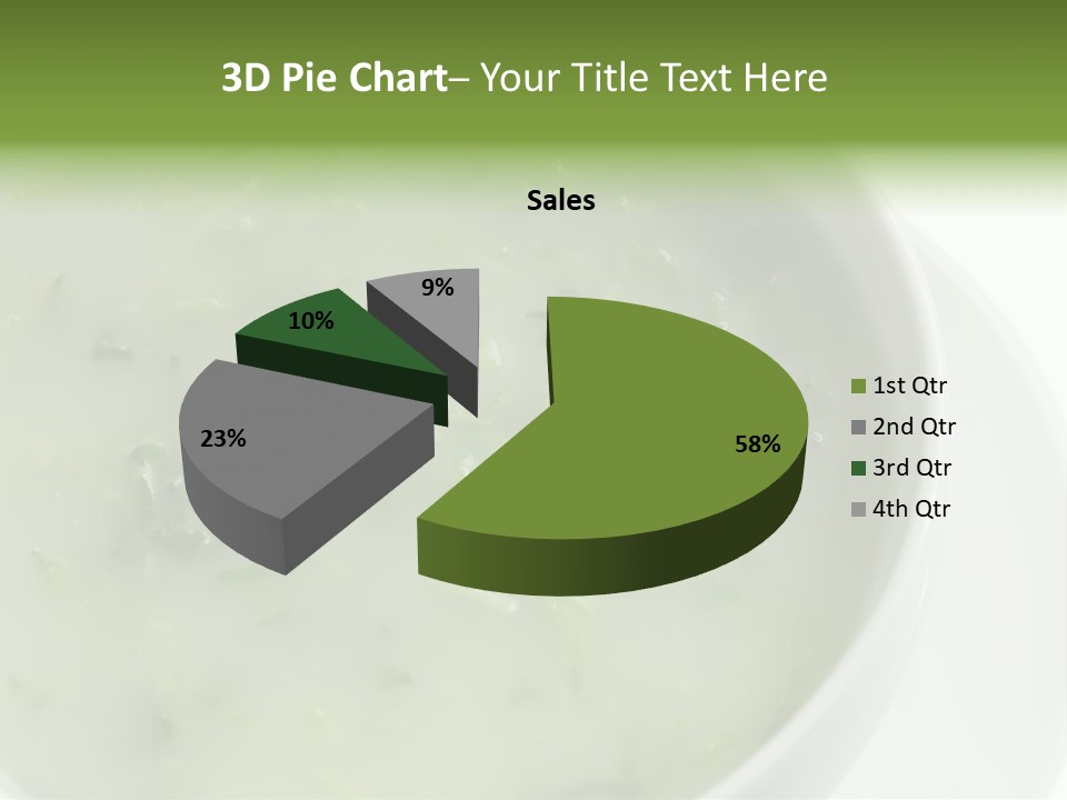 Green Kale Caldo PowerPoint Template