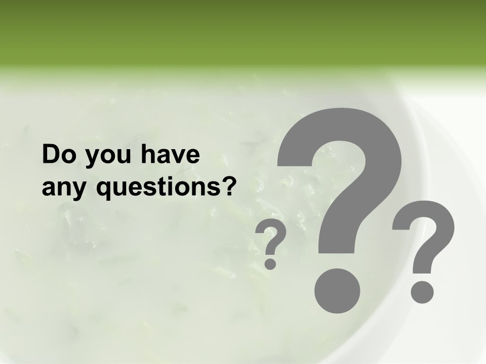 Green Kale Caldo PowerPoint Template