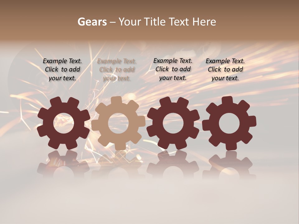 Disk Machine Wheel PowerPoint Template