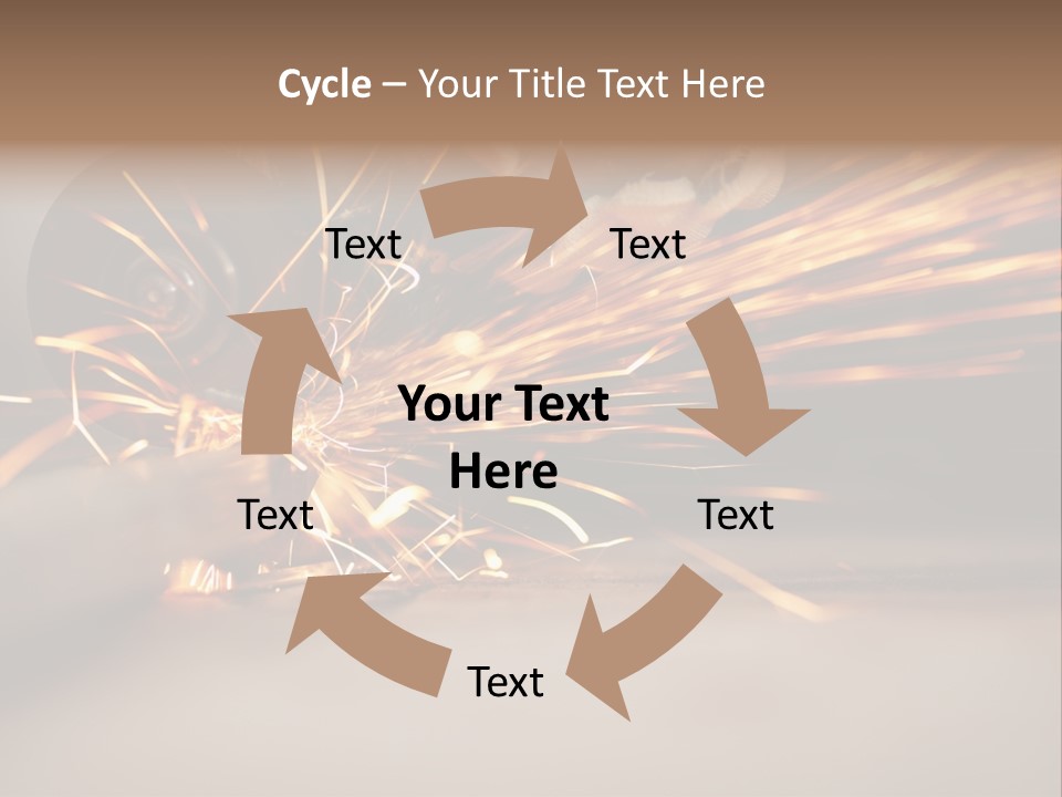 Disk Machine Wheel PowerPoint Template