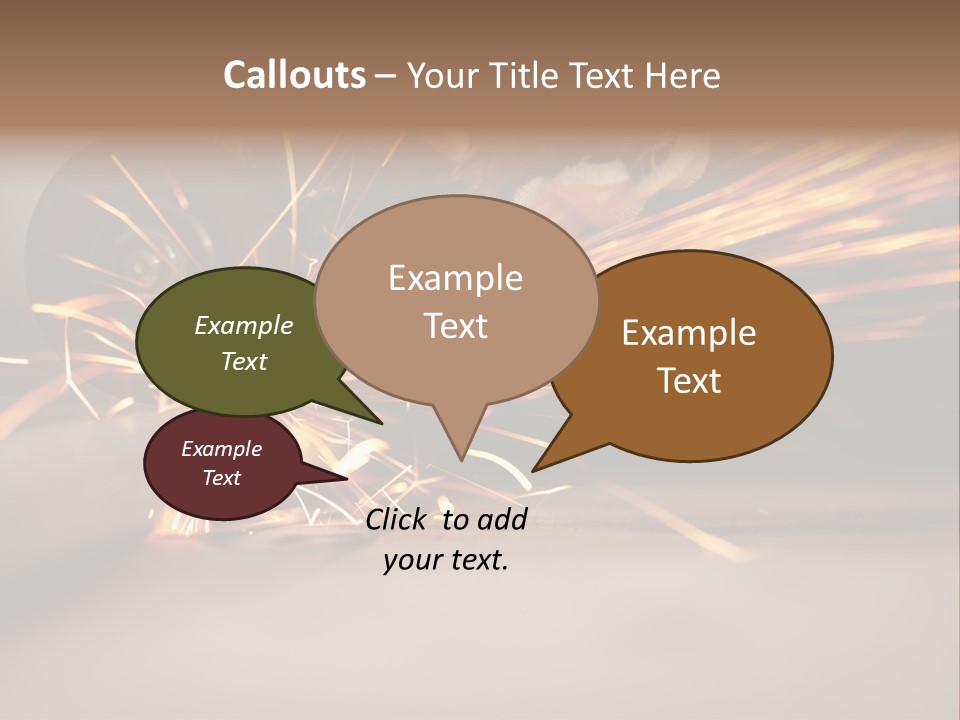Disk Machine Wheel PowerPoint Template