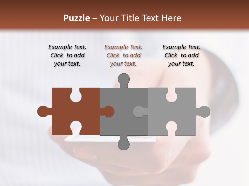 Banking Purchase Closeup PowerPoint Template