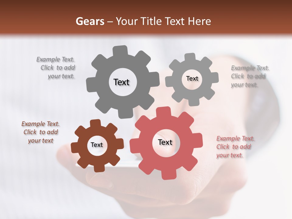 Banking Purchase Closeup PowerPoint Template