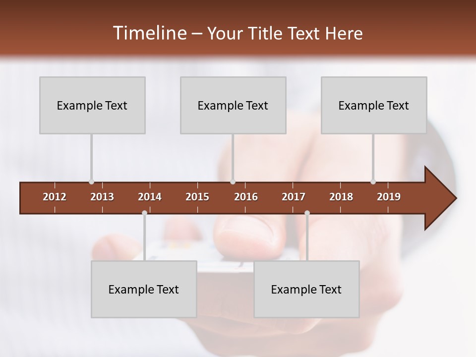 Banking Purchase Closeup PowerPoint Template