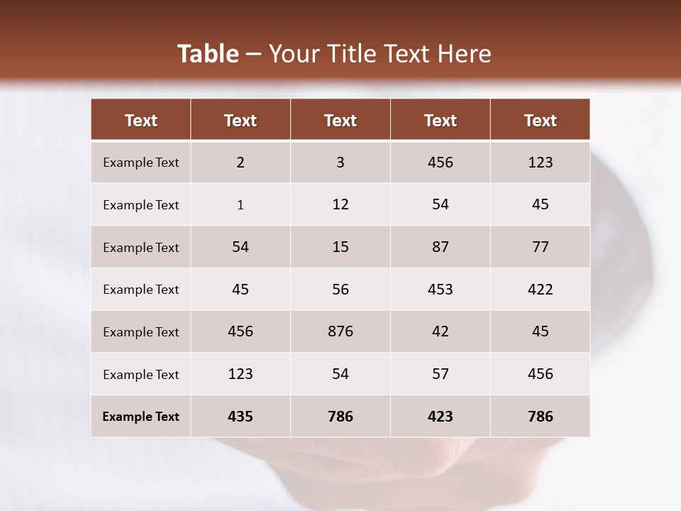 Banking Purchase Closeup PowerPoint Template