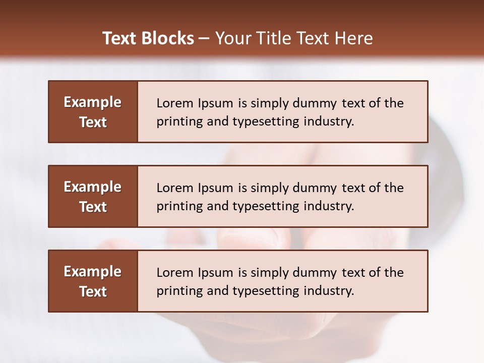 Banking Purchase Closeup PowerPoint Template