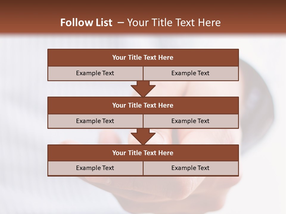 Banking Purchase Closeup PowerPoint Template