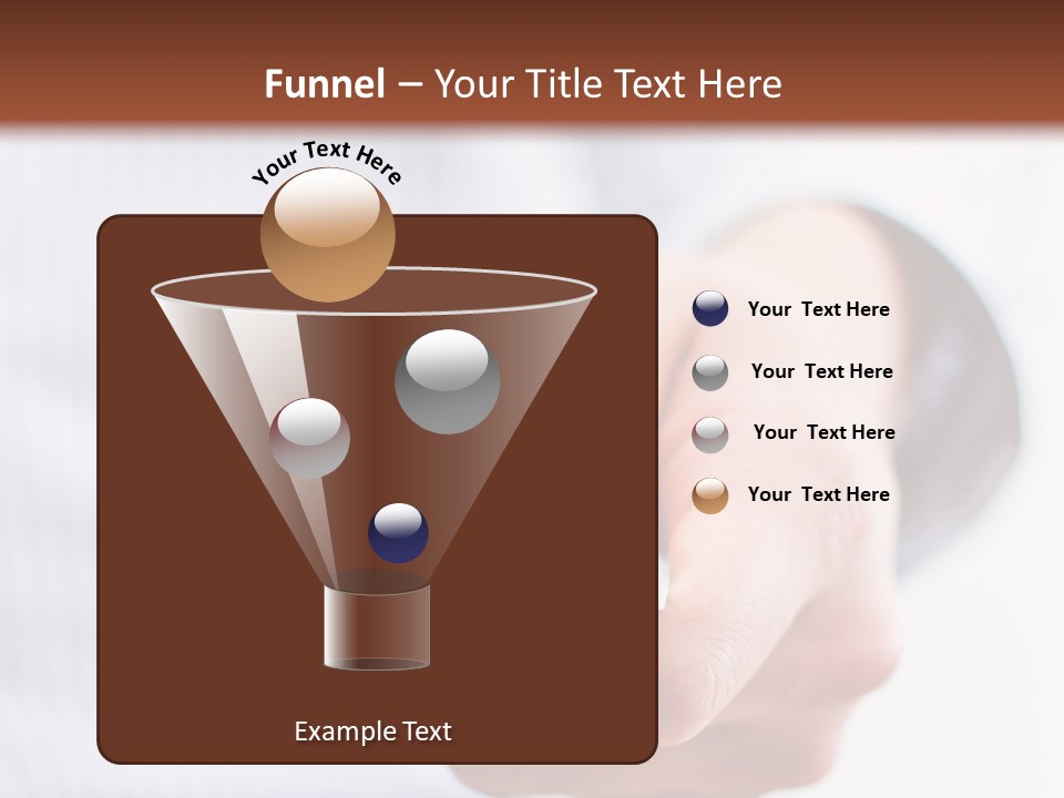 Banking Purchase Closeup PowerPoint Template