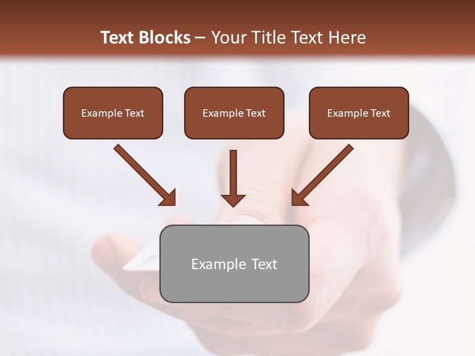 Banking Purchase Closeup PowerPoint Template