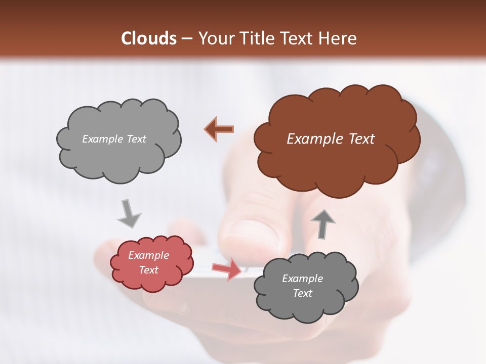 Banking Purchase Closeup PowerPoint Template