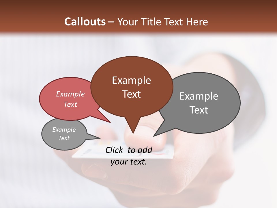 Banking Purchase Closeup PowerPoint Template