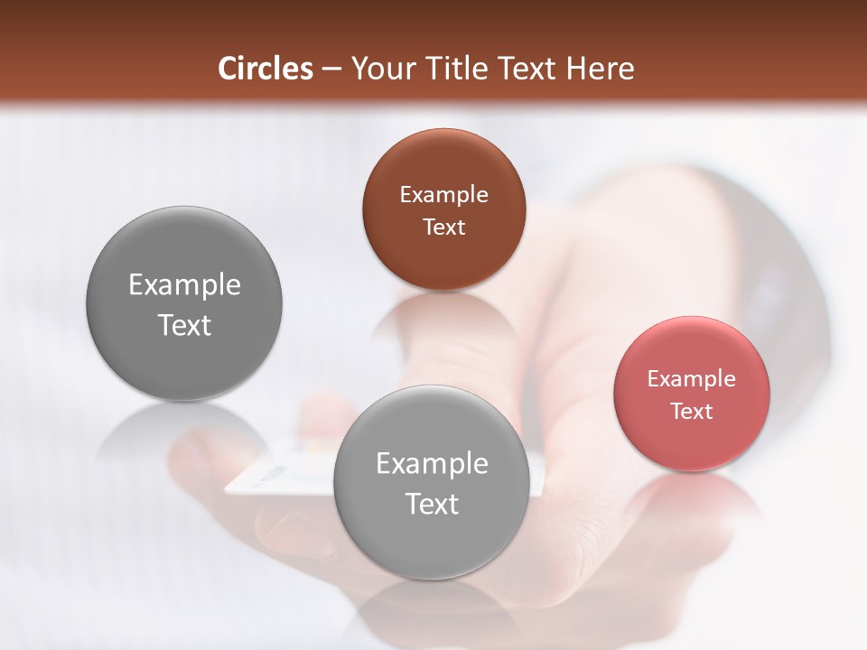 Banking Purchase Closeup PowerPoint Template