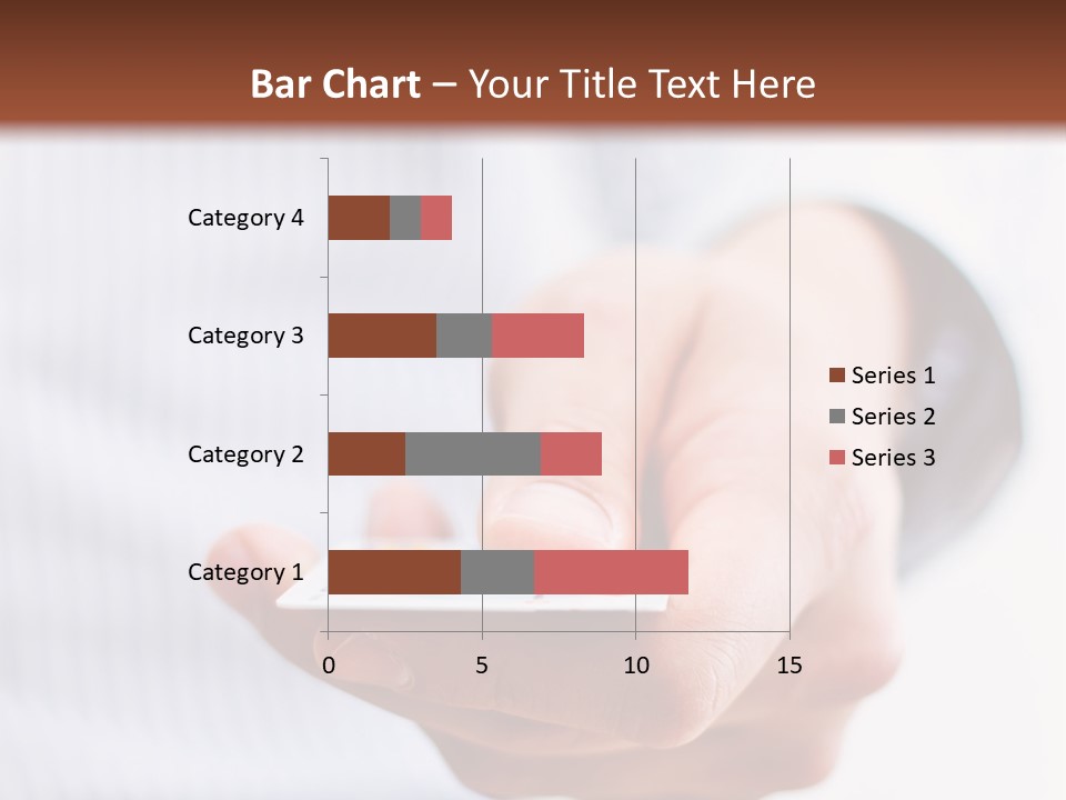 Banking Purchase Closeup PowerPoint Template