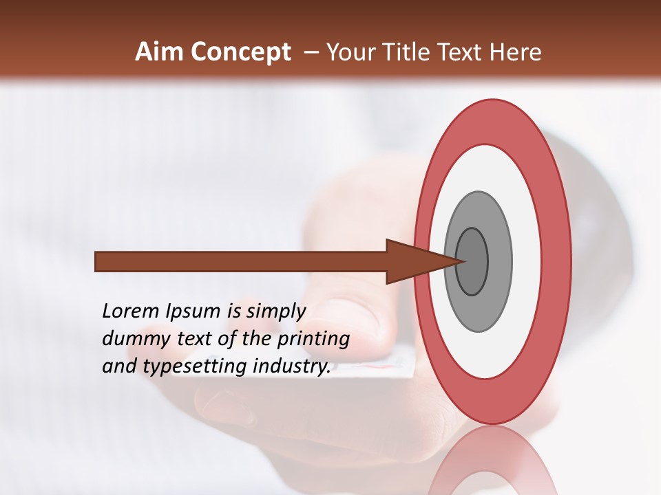 Banking Purchase Closeup PowerPoint Template