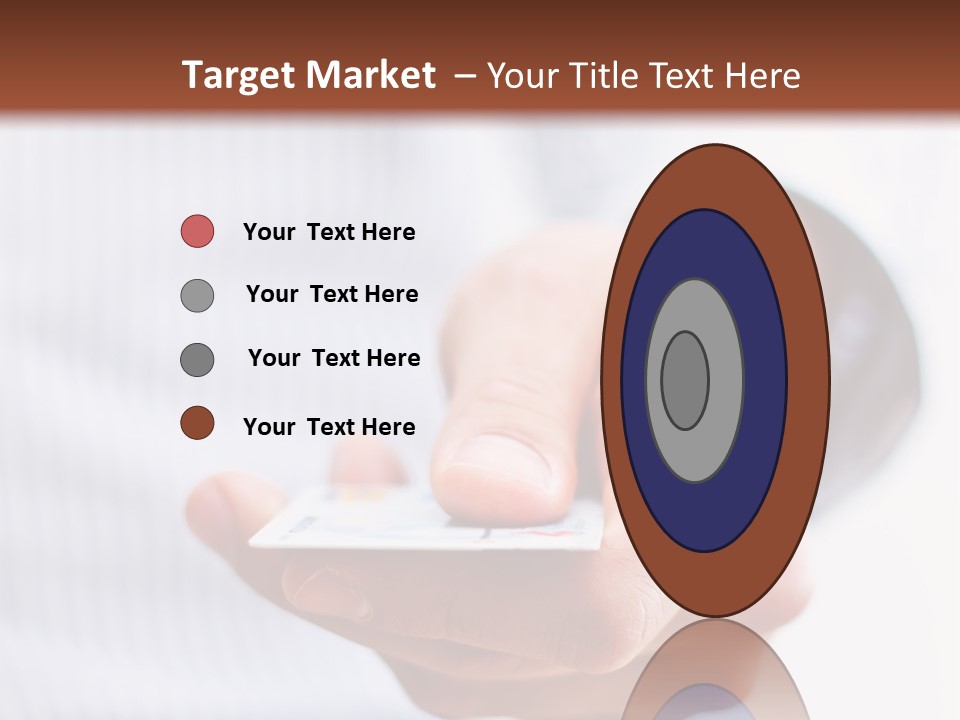 Banking Purchase Closeup PowerPoint Template