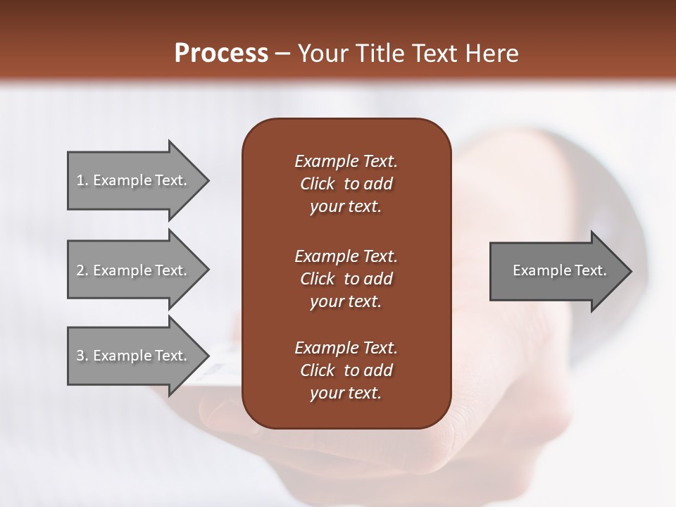 Banking Purchase Closeup PowerPoint Template