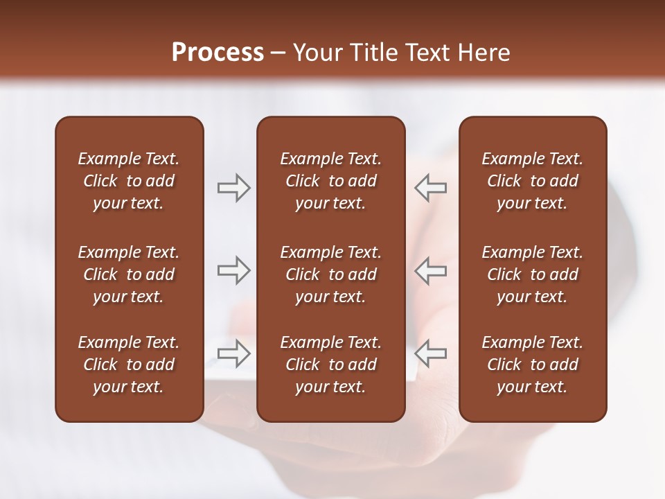 Banking Purchase Closeup PowerPoint Template