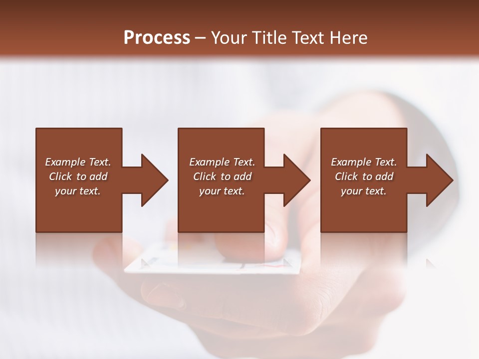 Banking Purchase Closeup PowerPoint Template