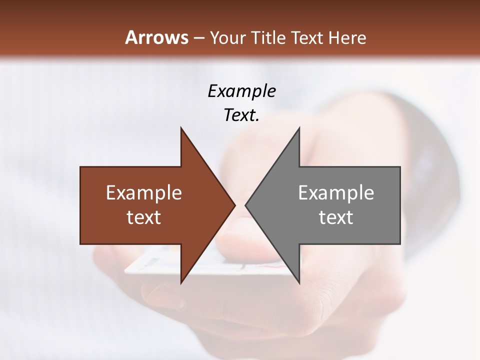 Banking Purchase Closeup PowerPoint Template