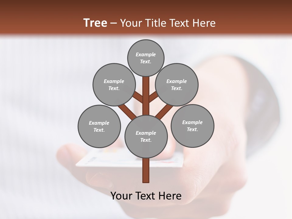 Banking Purchase Closeup PowerPoint Template