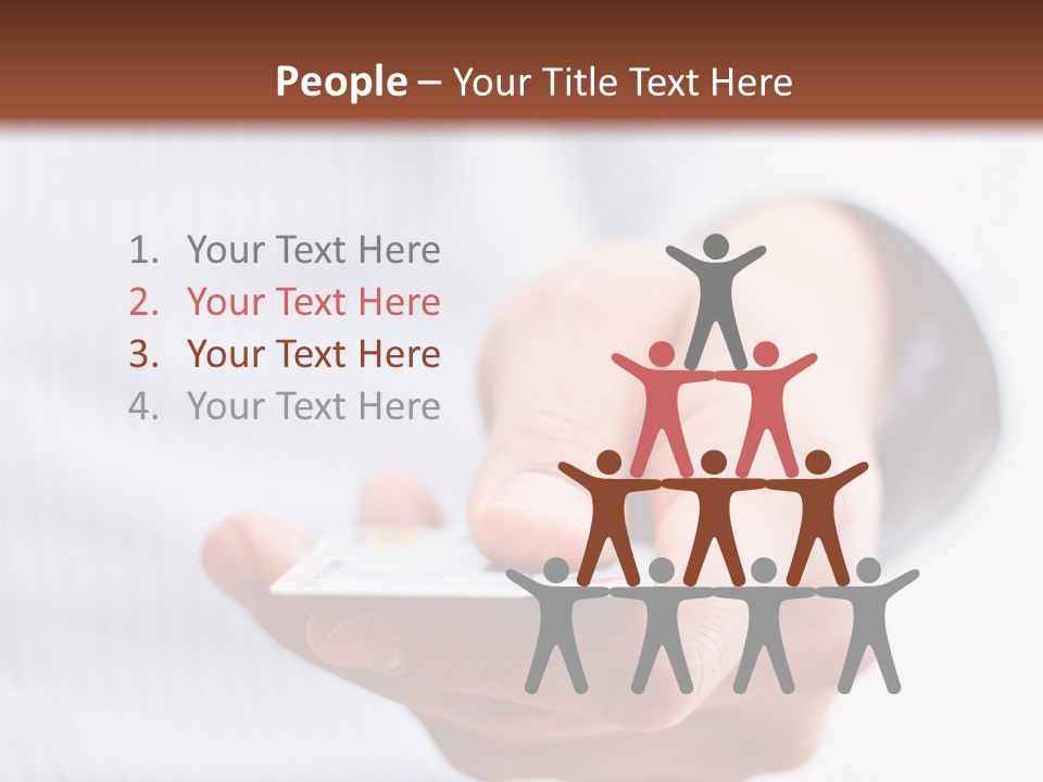 Banking Purchase Closeup PowerPoint Template