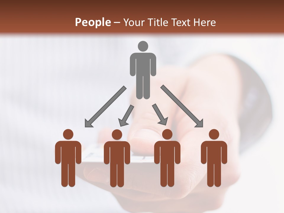 Banking Purchase Closeup PowerPoint Template