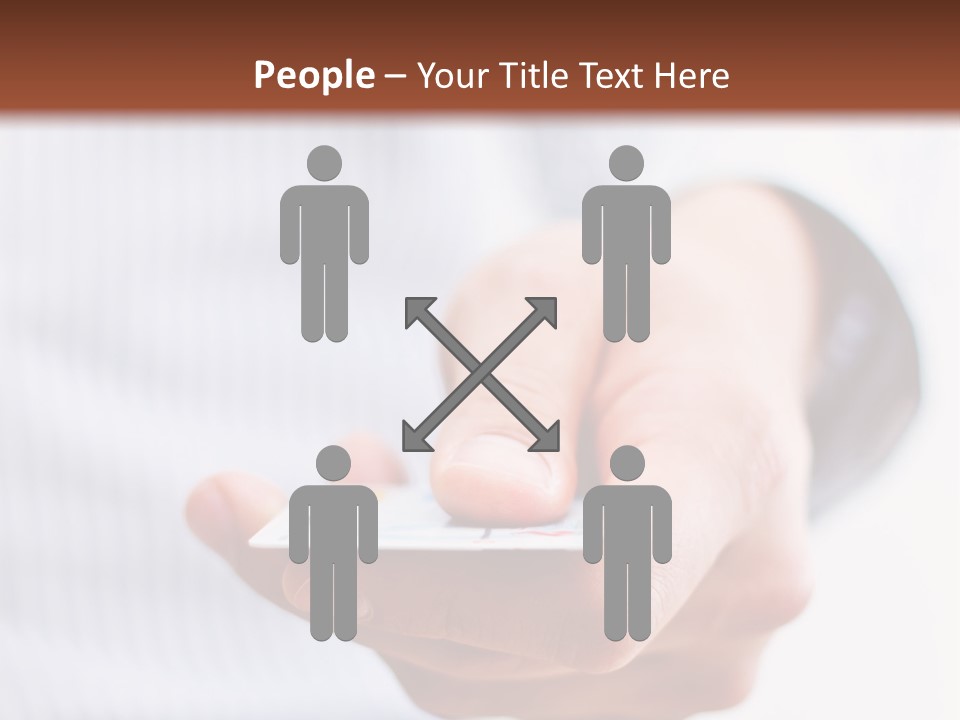 Banking Purchase Closeup PowerPoint Template