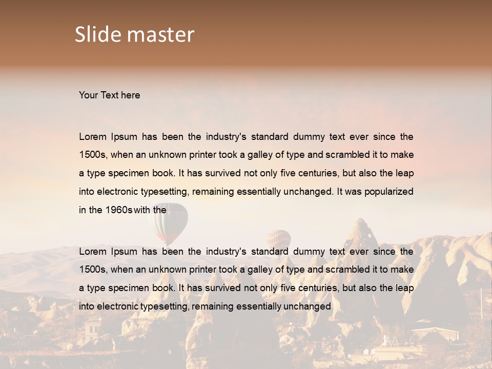 Tourism Limestone Trip PowerPoint Template