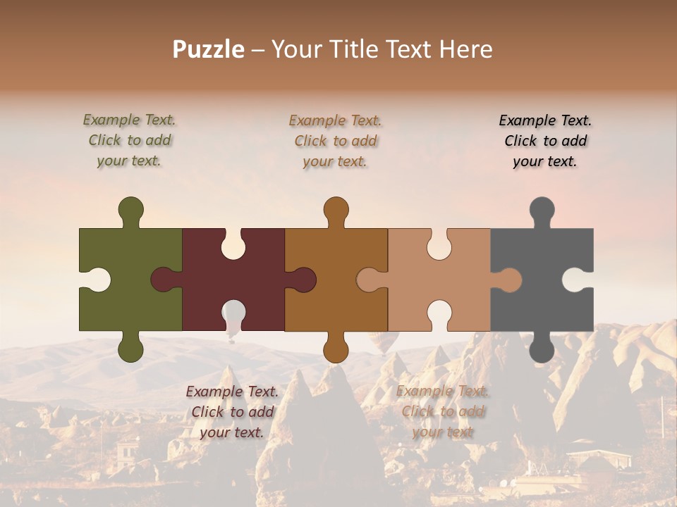 Tourism Limestone Trip PowerPoint Template