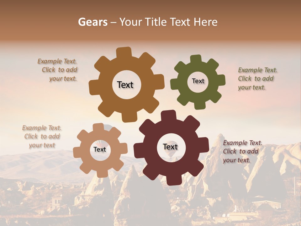 Tourism Limestone Trip PowerPoint Template