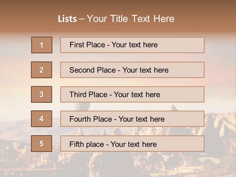 Tourism Limestone Trip PowerPoint Template