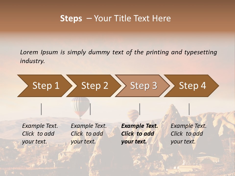 Tourism Limestone Trip PowerPoint Template