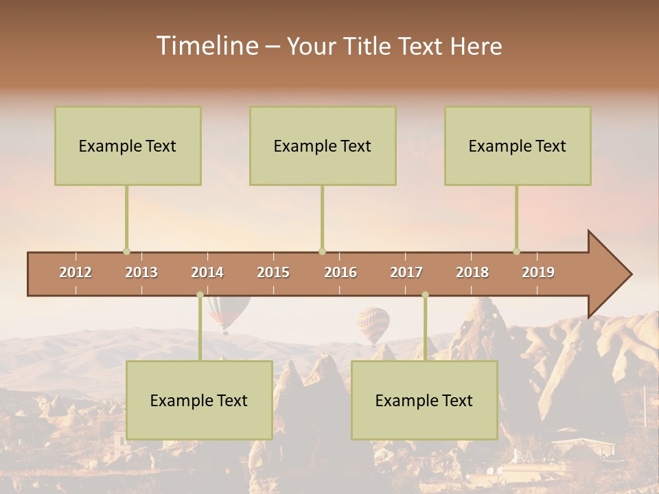 Tourism Limestone Trip PowerPoint Template