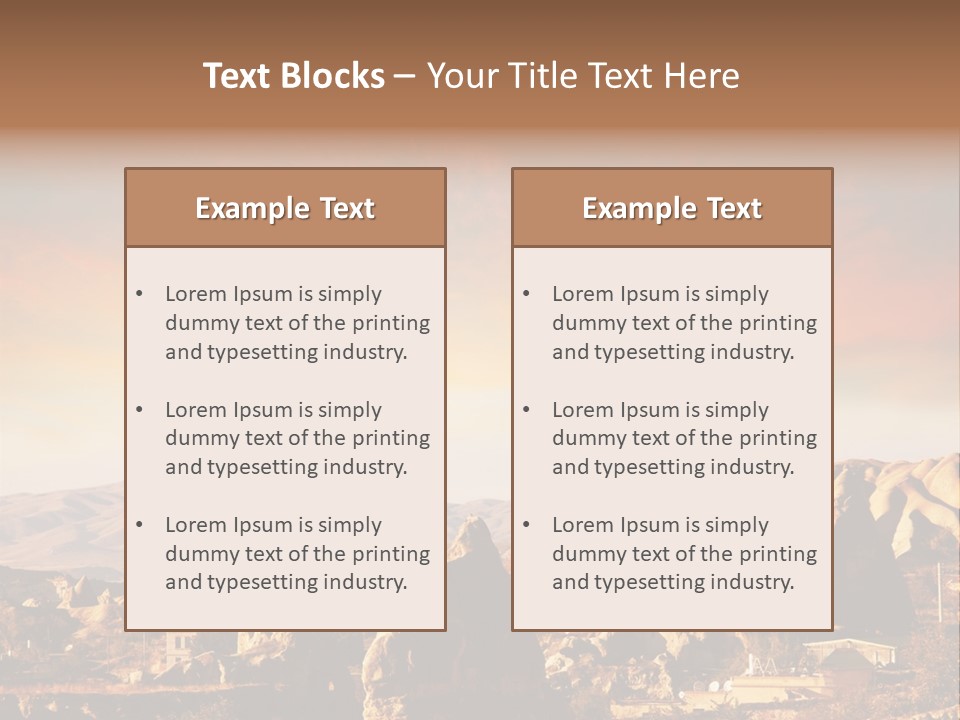 Tourism Limestone Trip PowerPoint Template
