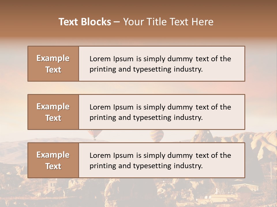 Tourism Limestone Trip PowerPoint Template