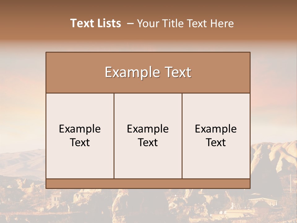 Tourism Limestone Trip PowerPoint Template