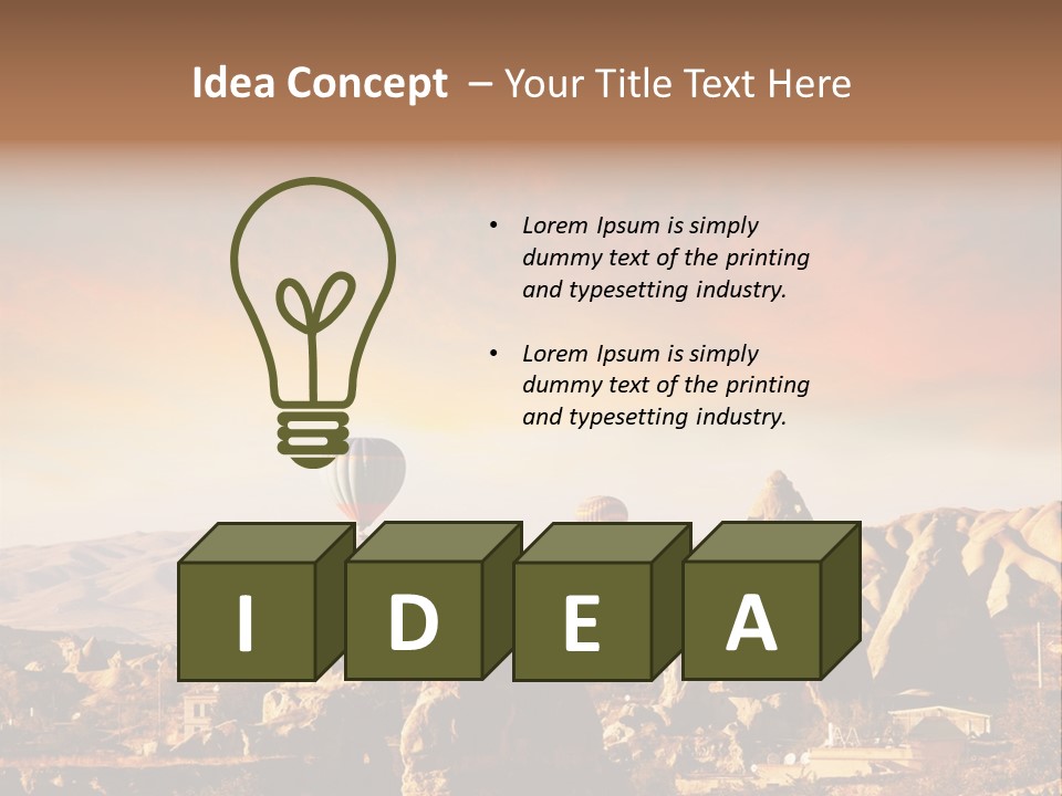 Tourism Limestone Trip PowerPoint Template