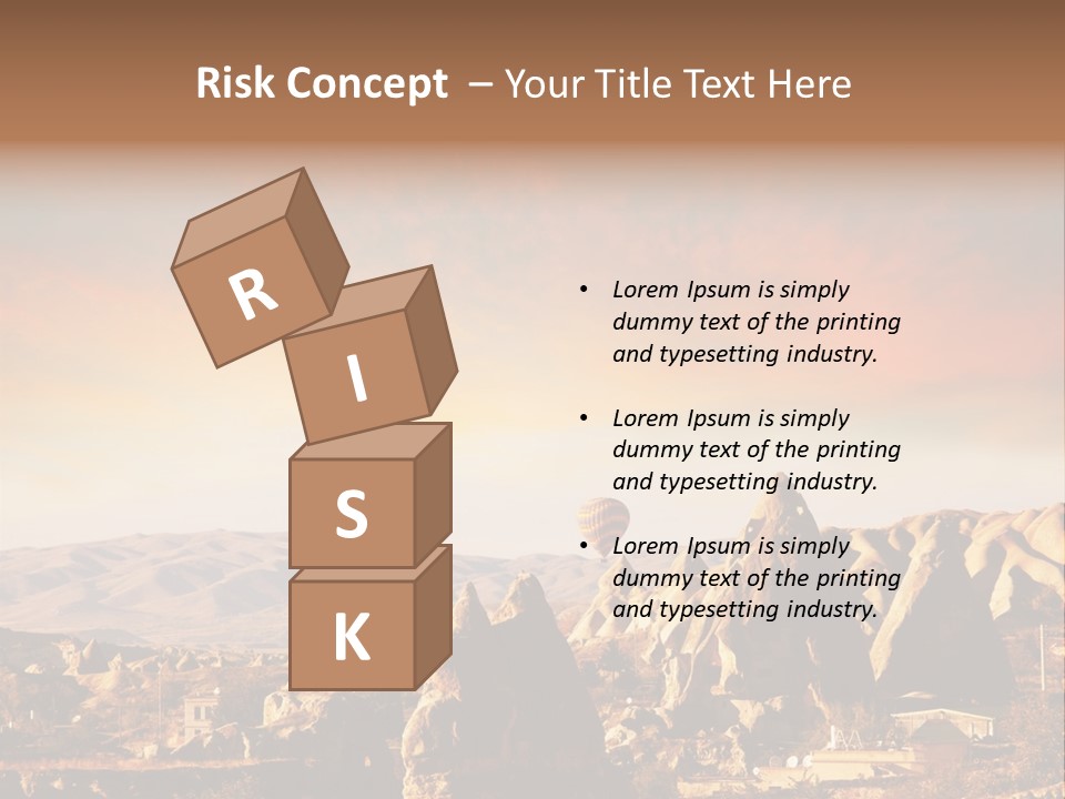 Tourism Limestone Trip PowerPoint Template