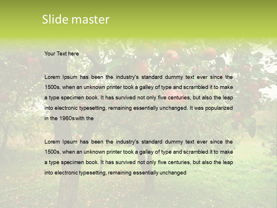 Day Red Image PowerPoint Template