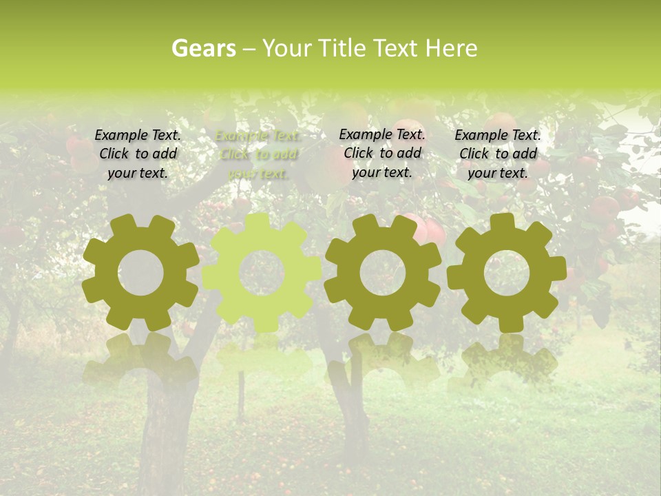 Day Red Image PowerPoint Template